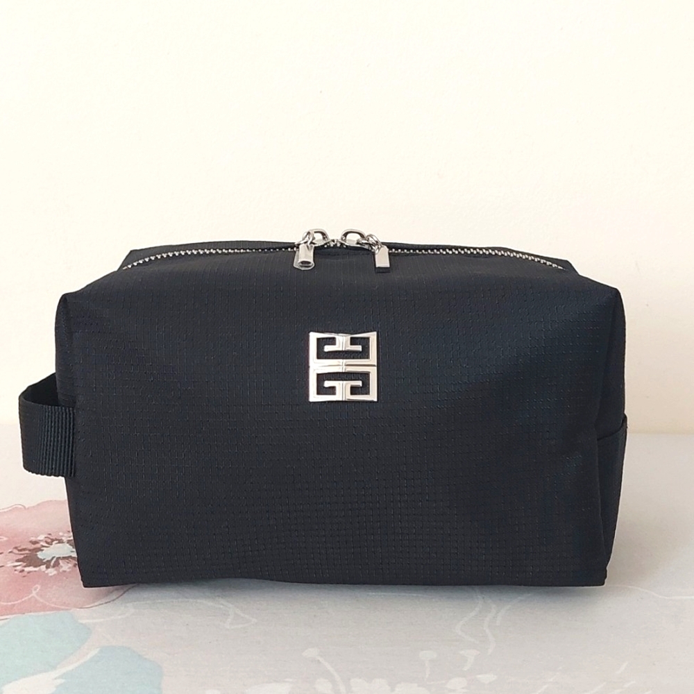 Givenchy Parfums Black Toiletry Bag / Cosmetic Bag